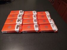 LOT OF 50 PCS. EMPTY PALL MALL ORANGE 100s CIGARETTE BOXES. CRAFTING, REUSE. picture