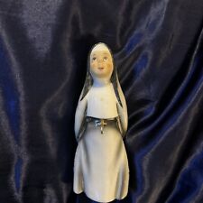 Vintage George Lefton Nun Figurine, Made in Japan, Hand Painted, Sweet Face picture