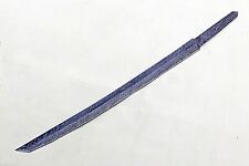 Custom Handmade Damascus Steel 23.00 inches Full Tang Katana Sword Blank Blade picture
