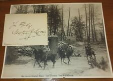 Major-General Sir Newton James Moore (1870-1936) Signed Card & WW1 Photograph picture