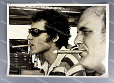 NASCAR Auto Racing Richard Petty Benny Parsons Cigar 1977 Original Press Photo picture