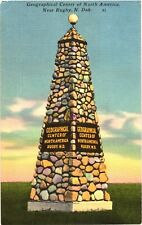 Geographical Center of North America, Near Rugby, North Dakota Postcard picture