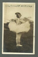 RPPC RP 1924 AUTOGRAPHED Hagenbeck & Wallace CIRCUS Horse Rider LULU DAVENPORT  picture