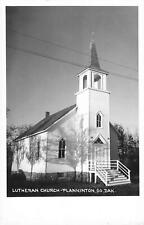 RPPC Exterior View Lutheran Church Plankinton South Dakota Real Photo Postcard picture