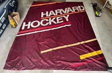 Very Very Large Vint 1980s Harvard University HARVARD HOCKEY Rink Arena Banner picture