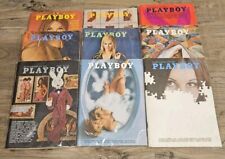 Vintage Playboy Magazine 1971 10 Issues w/ Centerfolds picture