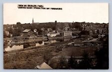 J90/ Berlin Wisconsin RPPC Postcard c1910 Top of Brewery Factory River 745 picture
