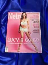 VERY RARE March 2003 METRO Magazine with Lucy Lawless (Xena) on the cover picture