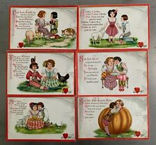Tuck Nursery Rhymes Complete 12 Card Set 1910 A/S  picture