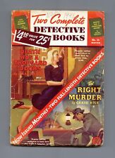 Two Complete Detective Books Pulp Dec 1942 #16 GD picture