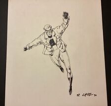 original art convention Sketch, Animal Man By Richard Case Done 12/90 picture
