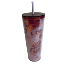 Starbucks Spring 2022 Mother’s Day Pink Flower Iridescent 24oz Tumbler 011129806 picture
