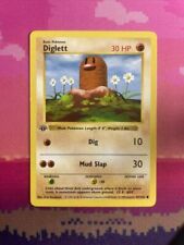 Pokemon Card Diglett Shadowless Base Set 1st Edition Common 47/102 Near Mint picture