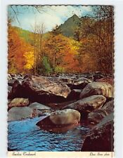 Postcard Chimney Tops autumn scene Smokies Trademark USA picture