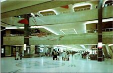 Postcard Pennslyvania Pittsburgh Greater Airport Inside View Modern PA 1960s VTG picture