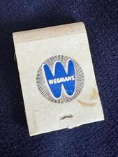 Vintage 1960s WEGMANS Grocery Store 'Super Markets of Integrity' Matchbook picture