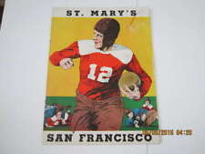 1937 St. Mary's vs San Francisco football program bxa1 picture