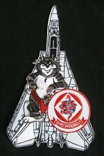 DIAMONDBACKS VF-102 TOMCAT Standing Fighter Squadron Navy MILITARY PATCH picture