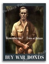 1943 “Remember me? I was at Bataan” Vintage Style WW2 Poster - 18x24 picture