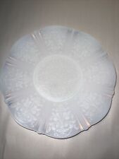 Macbeth Evans American Sweetheart Depression Glass Plate White Opalescent Monax picture