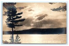 Sunset Gregg Lake Antrim NH New Hampshire RPPC Postcard E.D. Putnam A12 picture