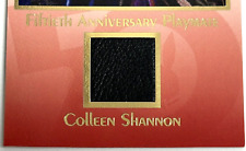 Playboy 50th Anniversary Memorabilia Card ~ COLLEEN SHANNON (JAN 2004) ~ Swatch picture