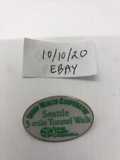 Vintage Seattle 3 Mile Tunnel Walk Pin picture