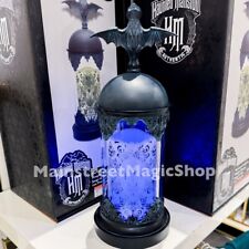 2024 Disney Parks Haunted Mansion Light-Up Hurricane Candle Set Color Changing picture