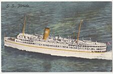 c1940s~SS Florida Steamship~Nassau Cruise~Miami FL Florida~Vintage Postcard picture