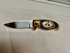 Franklin Mint Outdoorsman Ring-Neck Pheasant Collector Knife  picture
