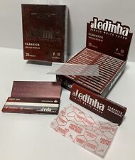 5X PACKS ALEDINHA Finest White Rolling Papers 1 1/4 Size/ 50 Leaves per pack picture