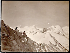Switzerland, Gornergrat, 1914 Vintage Silver Print. 8x10 Silver Print   picture