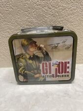 Vintage G.I. Joe Action Soldier - Mini Metal Tin Lunch Box Hasbro 1998 Sealed picture
