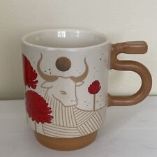 Starbucks Year of the Ox - Red Chrysanthemum Coffee Tea Mug 10 oz. (2020) Video picture