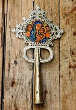 Hand Painted Ethiopian Orthodox Coptic Processional Cross African Art Christian  picture