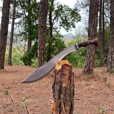 Custom Handmade Carbon Steel Blade Survival Machete Sword| Hunting Sword Camping picture