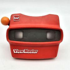 VTG GAF 3D Red View Master Toy Slide Viewer ORANGE BALL Handle Stereoscope picture