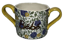 Anthropologie Be’be’ Two Handled Floral Mug -Retired RARE picture
