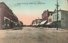 View South on Third Street, Tracy, Minnesota MN - 1909 Vintage Postcard picture