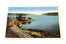 The Gap, Digby, Nova Scotia-16 Color Postcard Art Deco Font c. 1930s Canada #1A picture
