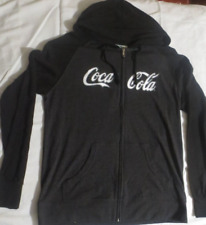 Coca-Cola Two-Tone Full-Zip Hooded Sweatshirt Dark Heather Large picture