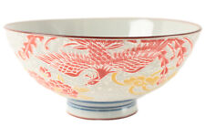 Mino ware Japanese Ceramics Rice Bowl Phoenix made in Japan picture