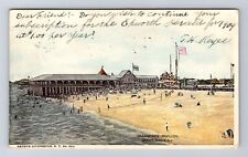 Ocean Grove NJ-New Jersey, Lillagore'e Pavilion, Antique, Vintage c1908 Postcard picture