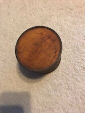 Antique Wood SPICE box Canister by PATENT PACKAGE CO. NEWARK NEW JERSEY 1858 picture