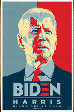 Joe Biden / Kamala Harris 'Hindsight Is 2020' Official Campaign Poster 11 x 17 picture