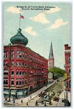 1911 Bridge St. Trinity Meth Episcopal Church Springfield Massachusetts Postcard picture