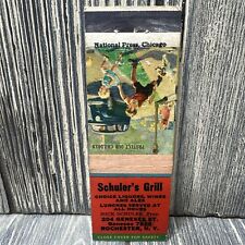 Vintage Schuler's Grill Rochester NY Matchbook Advertisement picture