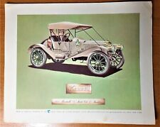 1911 Tan Maxwell Model GA Roadster Antique Classic Car Auto Print Peckham Behr picture