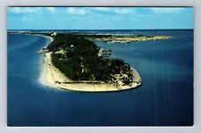 Pass-A-Grille Beach FL-Florida, Aerial View, Antique, Vintage Postcard picture