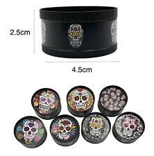 2.5cm Assorted Skull Herb Grinder 3 Layers Smoke Spice Tobacco Metal Crusher picture